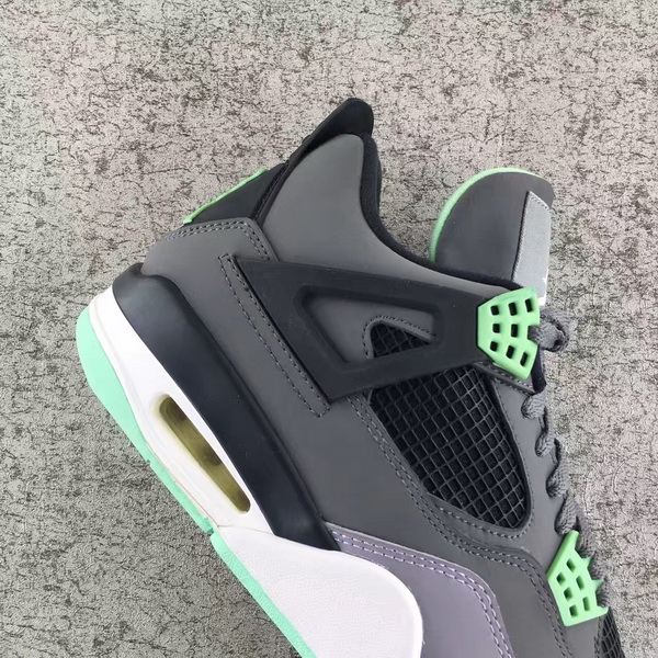 Authentic Air Jordan 4 Green Glow